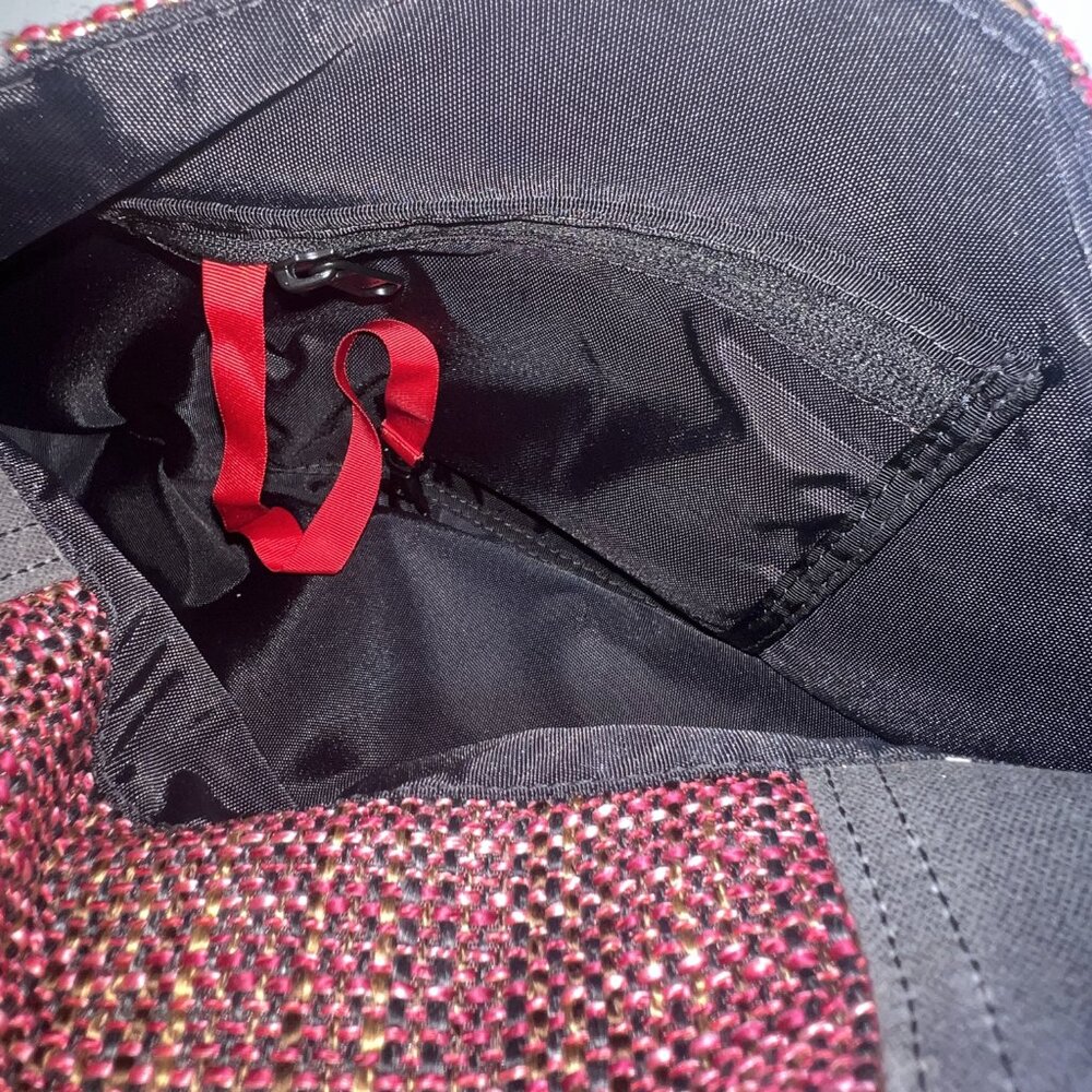 Timbuk2 Gray Canvas Tweed Colorblock M Messenger Tote Crossbody Travel Adj Bag - Picture 9 of 15